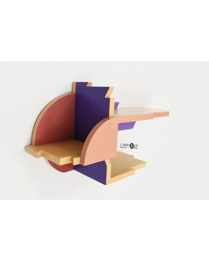 "The Comet" - Wooden Floating Shelf