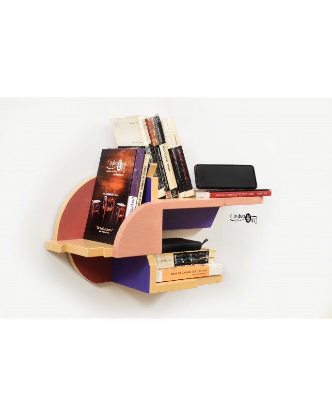 "The Comet" - Wooden Floating Shelf